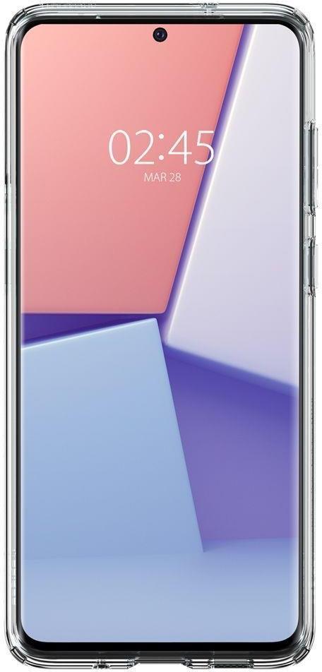 Противоударен Силиконов Калъф за Samsung S20 Plus, Spigen Liquid Crystal Case, Прозрачен (4)