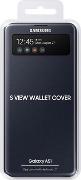 Оригинален Активен Калъф за Samsung A51 S-View Book Case EF-EA515PBE, Черен (5)
