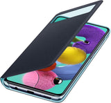 Оригинален Активен Калъф за Samsung A51 S-View Book Case EF-EA515PBE, Черен (2)