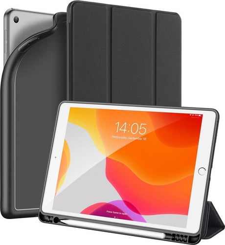 Калъф с Pen Поставка за iPad 9/ 8/ 7 10.2", Dux Ducis Osom Case, Черен
