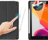 Калъф с Pen Поставка за iPad 9/ 8/ 7 10.2", Dux Ducis Osom Case, Черен (6)