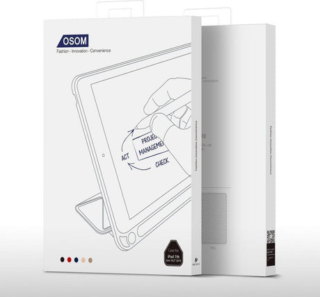 Калъф с Pen Поставка за iPad 9/ 8/ 7 10.2", Dux Ducis Osom Case, Черен (9)