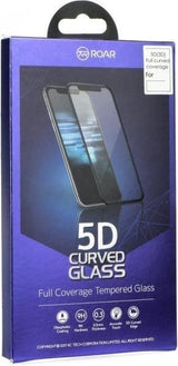 Извит Стъклен Протектор за Huawei P20 Lite, Roar 3D Glass, Прозрачен