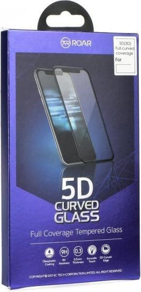 Извит Стъклен Протектор за Huawei P20 Lite, Roar 3D Glass, Прозрачен