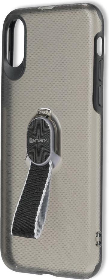 Калъф с Лента за Ръка за iPhone 8/7 Plus, 4Smarts Loop Guard Case, Черен