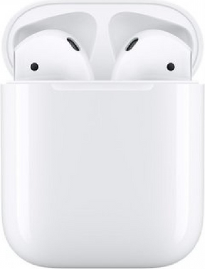 Оригинални Безжични Слушалки за iPhone, Apple AirPods Handsfree Bluetooth Mmef2, Бял