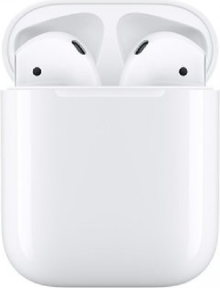 Оригинални Безжични Слушалки за iPhone, Apple AirPods Handsfree Bluetooth Mmef2, Бял
