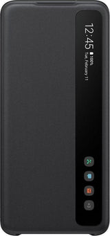 Оригинален Активен Калъф за Samsung S20 Clear View Cover Book Case EF-ZG980CBE, Черен