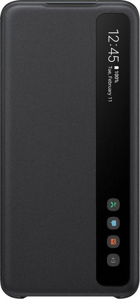 Оригинален Активен Калъф за Samsung S20 Clear View Cover Book Case EF-ZG980CBE, Черен