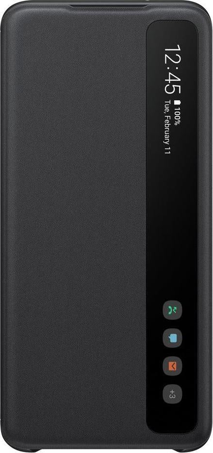 Оригинален Активен Калъф за Samsung S20 Clear View Cover Book Case EF-ZG980CBE, Черен