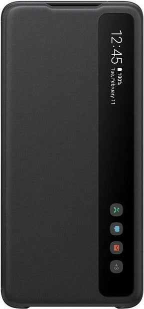 Оригинален Активен Калъф за Samsung S20 Ultra Clear View Cover Book Case EF-ZG988CBE, Черен