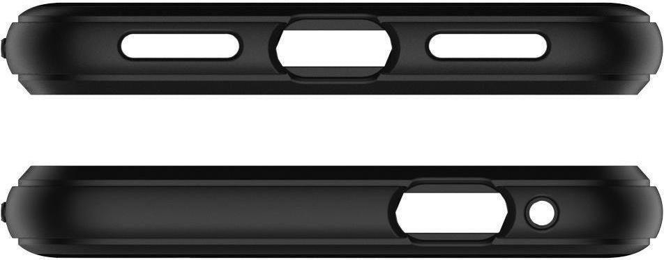 Противоударен Силиконов Калъф за Xiaomi Redmi Note 7, Spigen Rugged Armor Case, Черен (8)