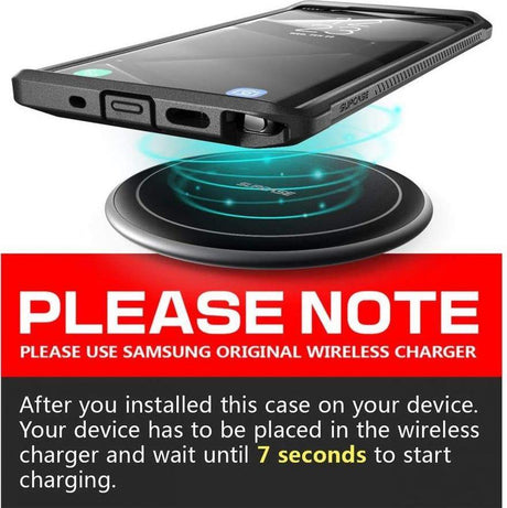 Противоударен Хибриден Калъф за Samsung Note 10 Plus, Supcase Unicorn Beetle Pro, Черен (8)