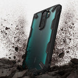 Противоударен Хибриден Калъф за Xiaomi Redmi Note 8 Pro, Ringke Fusion X Case, Черен (2)