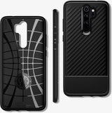Противоударен Силиконов Калъф за Xiaomi Redmi Note 8 Pro, Spigen Core Armor Case, Черен (4)