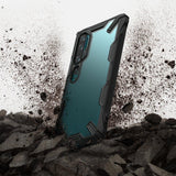 Противоударен Хибриден Калъф за Xiaomi Mi Note 10/Pro, Ringke Fusion X Case, Зелен (3)