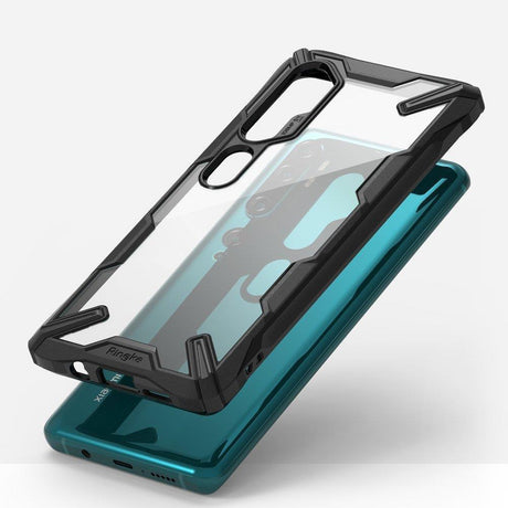 Противоударен Хибриден Калъф за Xiaomi Mi Note 10/Pro, Ringke Fusion X Case, Зелен (4)
