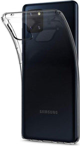 Противоударен Силиконов Калъф за Samsung Note 10 Lite, Spigen Liquid Crystal Case, Прозрачен (3)