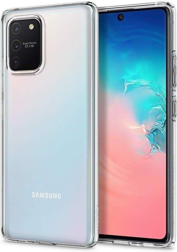 Противоударен Силиконов Калъф за Samsung S10 Lite, Spigen Liquid Crystal Case, Прозрачен