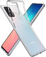 Противоударен Силиконов Калъф за Samsung S10 Lite, Spigen Liquid Crystal Case, Прозрачен (2)