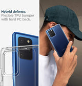 Противоударен Хибриден Калъф за Samsung S10 Lite, Spigen Ultra Hybrid Case, Прозрачен (4)