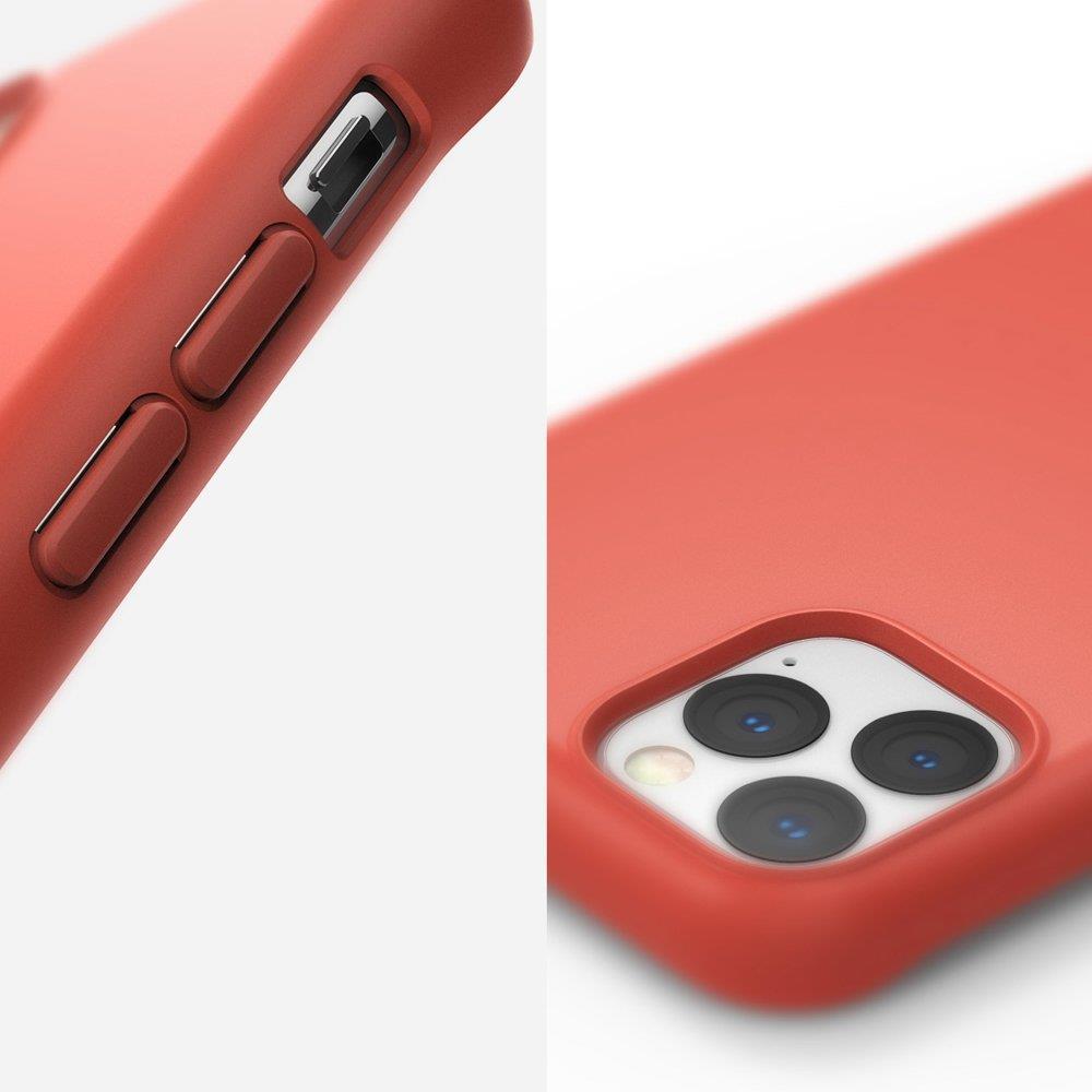 Противоударен Силиконов Калъф за iPhone 11 Pro Max, Ringke Air S Case, Оранжев (7)