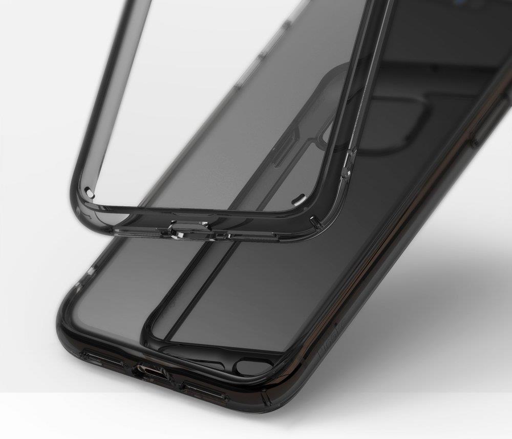 Противоударен Хибриден Калъф за iPhone 11, Ringke Fusion Case, Сив (2)