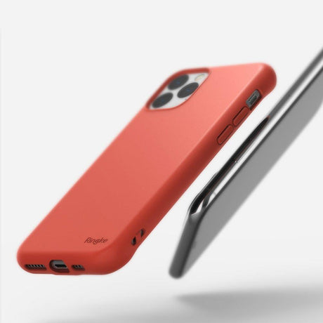 Противоударен Силиконов Калъф за iPhone 11 Pro, Ringke Air S Case, Оранжев (3)