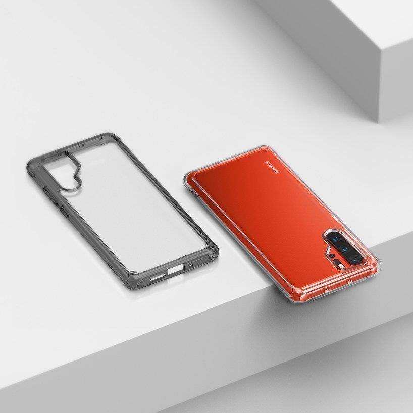 Противоударен Хибриден Калъф за Huawei P30 Pro, Ringke Fusion Case, Прозрачен (5)