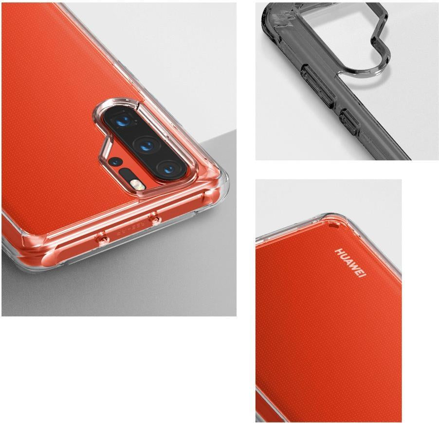 Противоударен Хибриден Калъф за Huawei P30 Pro, Ringke Fusion Case, Прозрачен (4)