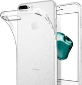 Противоударен Блестящ Калъф за iPhone 8/7 Plus, Spigen Liquid Crystal Glitter Quartz Case, Прозрачен (4)