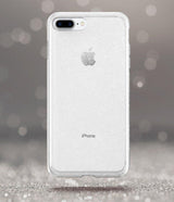 Противоударен Блестящ Калъф за iPhone 8/7 Plus, Spigen Liquid Crystal Glitter Quartz Case, Прозрачен (3)