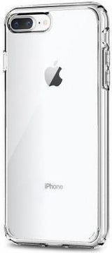 Противоударен Хибриден Калъф за iPhone 8/7 Plus, Spigen Ultra Hybrid Case, Прозрачен (4)