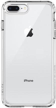 Противоударен Хибриден Калъф за iPhone 8/7 Plus, Spigen Ultra Hybrid Case, Прозрачен (2)