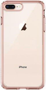 Противоударен Хибриден Калъф за iPhone 8/7 Plus, Spigen Ultra Hybrid Case, Розов (5)