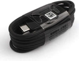 Оригинален USB-C Кабел за Samsung c Бързо Зареждане 0.8m EP-DR140ABE, Черен (Bulk) (3)
