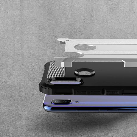Противоударен Хибриден Калъф за Xiaomi Redmi Note 8 Pro, Forcell Armor Case, Черен (3)