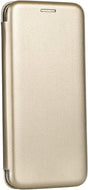 Кожен Калъф за iPhone 11 Pro, Forcell Elegance Book Case, Златист