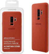 Оригинален Кожен Калъф за Samsung S9 Alcantara Cover Case Ef-Xg960aregww, Червен (3)