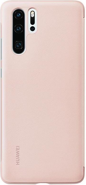 Оригинален Активен Калъф за Huawei P30 Pro Smart View Book Case, Розов (3)