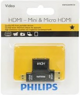 Универсален HDMI Адаптер, Philips Mini & Micro HDMI 4K, Черен (2)