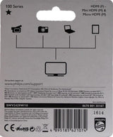 Универсален HDMI Адаптер, Philips Mini & Micro HDMI 4K, Черен (3)