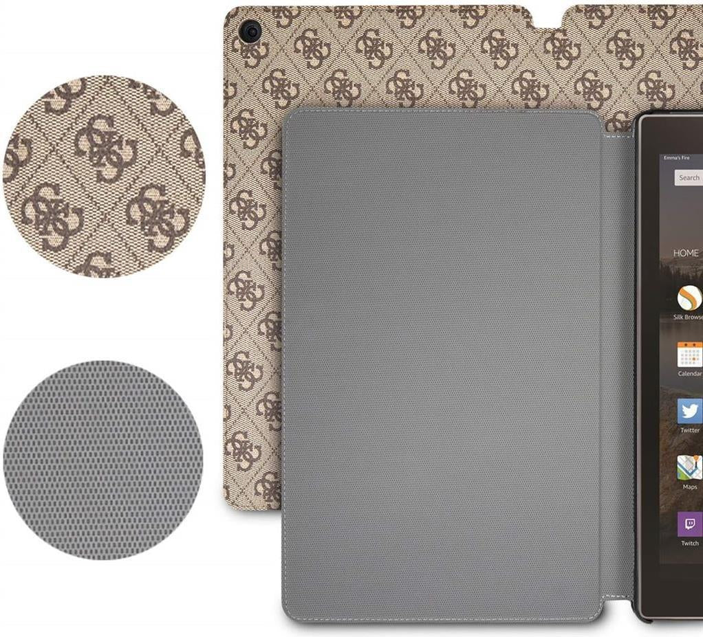 Универсален Калъф за Таблет, Guess Book Case 4G 10", Кафяв (6)