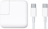 Оригинално Зарядно за MacBook, Apple 220v Charger USB-C A1718 61w, Бял (Bulk)