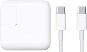 Оригинално Зарядно за MacBook, Apple 220v Charger USB-C A1718 61w, Бял (Bulk)