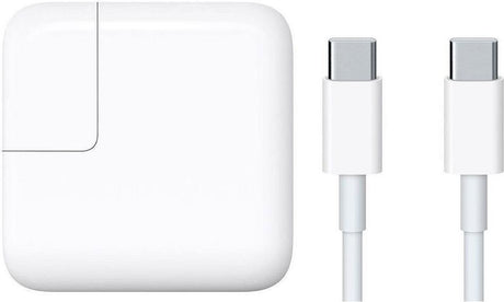 Оригинално Зарядно за MacBook, Apple 220v Charger USB-C A1718 61w, Бял (Bulk)