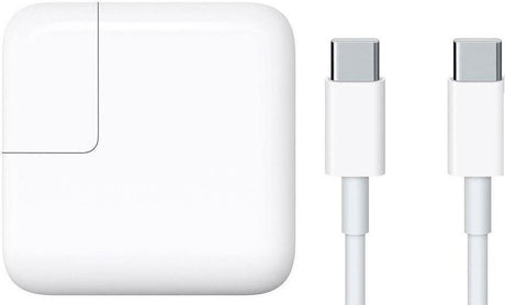 Оригинално Зарядно за MacBook, Apple 220v Charger USB-C A1540 29w, Бял (Bulk) (2)
