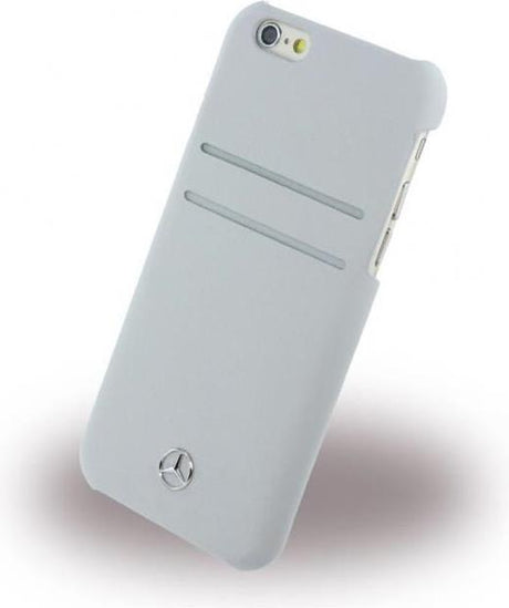 Луксозен Кожен Калъф за iPhone 6/6s, Mercedes-Benz Leather Case, Бежов
