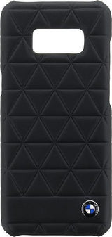 Луксозен Кожен Калъф за Hexagon Samsung S8, BMW Leather Case, Черен
