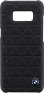 Луксозен Кожен Калъф за Hexagon Samsung S8, BMW Leather Case, Черен